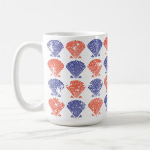 Coastal Americana Seashells Coffee Mug