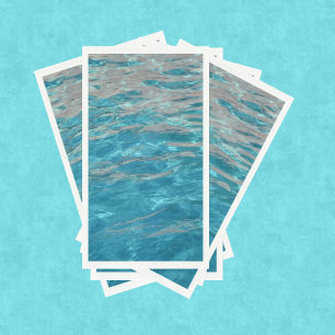Coastal Aqua Rippling Water Napkin