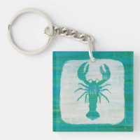 Coastal Art | Aqua Lobster