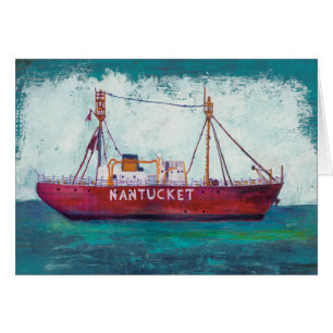 Coastal Art   Nantucket Lightship
