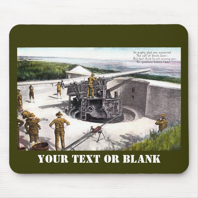 Coastal Artillery Mouse Pad (Front)