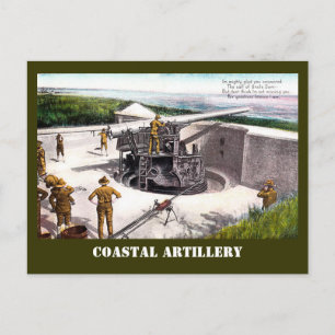 Coastal Artillery Postcard