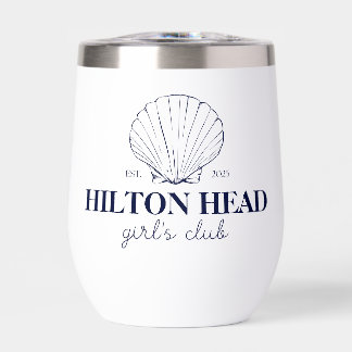 Coastal Bachelorette Party Thermal Wine Tumbler