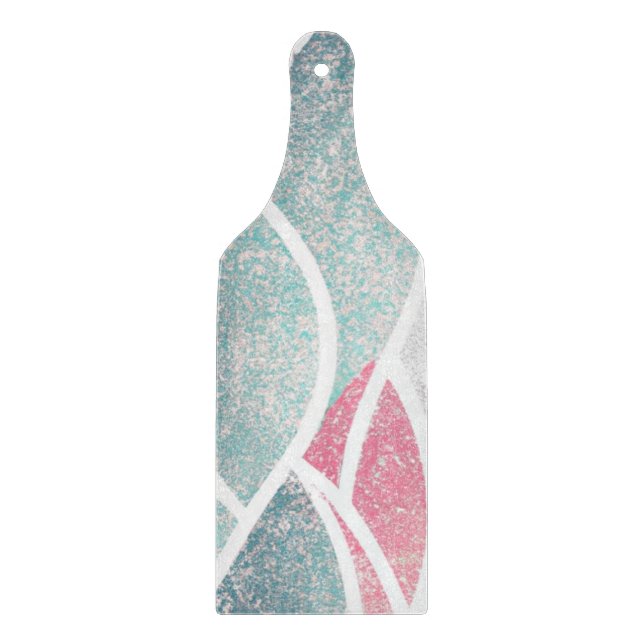 Coastal/Beach abstract waves  Cutting Board (Front)