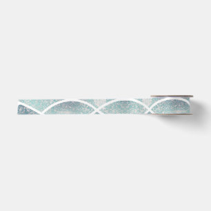 Coastal/Beach abstract waves  Satin Ribbon