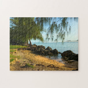 Coastal Beach Guam. Jigsaw Puzzle