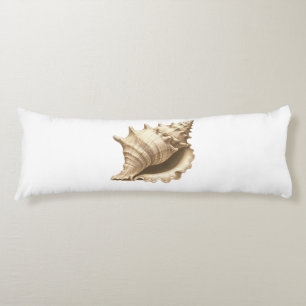 Coastal/beach/nautical seashell  body cushion