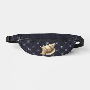 Coastal/beach/nautical seashell bum bags