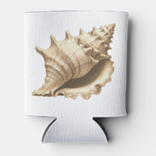 Coastal/beach/nautical seashell can cooler