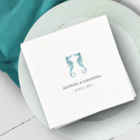 Coastal Beach Personalised Seahorses