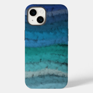 Coastal Beach Salty Waves On Black Case-Mate iPhone 14 Case