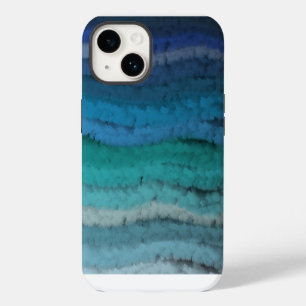 Coastal Beach Salty Waves On Black iPhone 14 Case