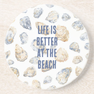Coastal Beach Sea Shells Coaster