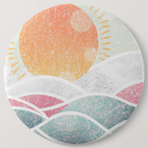 Coastal/Beach/sunny  6 Cm Round Badge