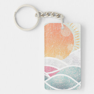 Coastal/Beach/sunny Key Ring