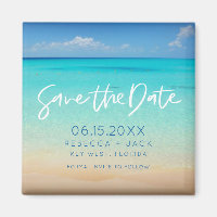 Coastal Beach Wedding Save the Date