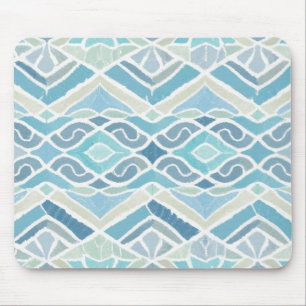 Coastal/beachy/nautical blue mouse pad