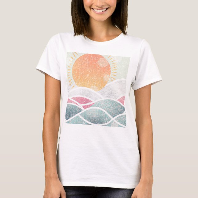 Coastal/Beachy/Nautical sunny T-Shirt (Front)