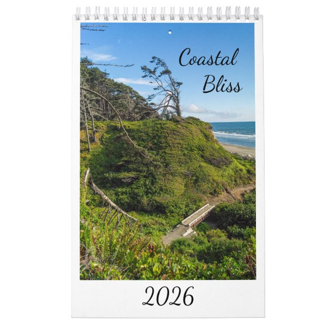 Coastal Bliss Photo Calendar (Cover)