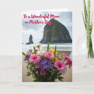 Coastal Blossom Mothers Day Card