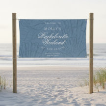 Coastal Blue Bachelorette Welcome