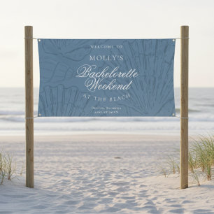 Coastal Blue Bachelorette Welcome Banner