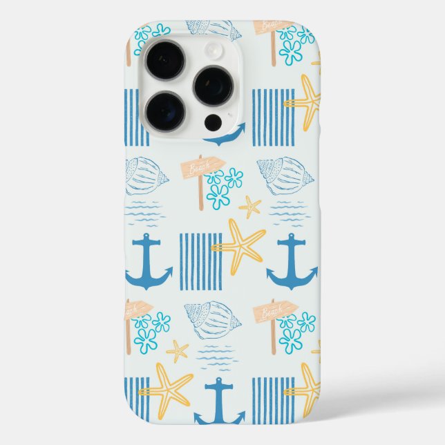 Coastal Blue Case-Mate iPhone Case (Back)