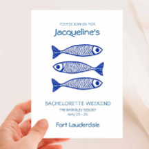 Coastal Blue Fish Bachelorette