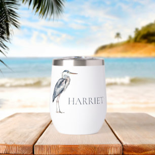Coastal Blue Heron Bird Personalized
