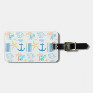 Coastal Blue Luggage Tag