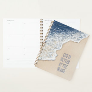 Coastal Blue Ocean Beach Sand Planner