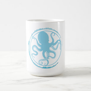 Coastal Blue Octopus 2 Coffee Mug