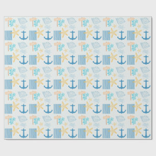 Coastal Blue Wrapping Paper