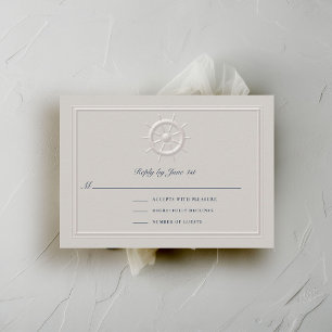 Coastal Boat Helm Formal Frame Wedding Response