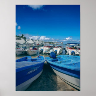 Coastal Boats on the Water Photography Poster