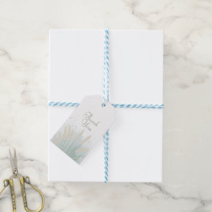 Coastal Botanical Wedding Gift Tags