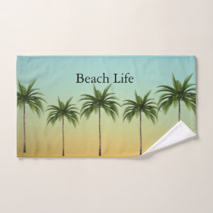 Coastal Boutique Hotel Spa Paradise Custom Bath Towel Set
