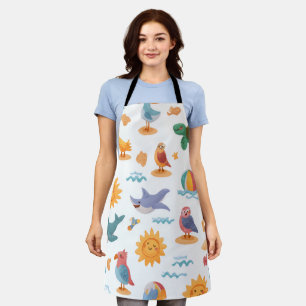 Coastal Breeze All-Over Print Apron Gift