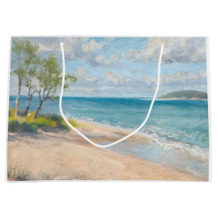 Coastal Breeze Fine Art Beach Print Large Gift Bag