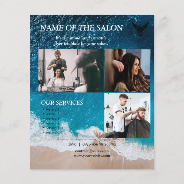 Coastal Breeze Salon Flyer (Front)