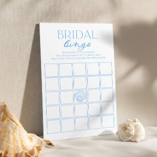 Coastal Bridal Shower Bingo Game