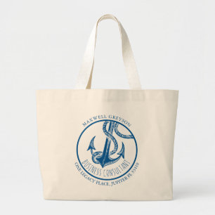 Coastal Business Tote Bags Anchor