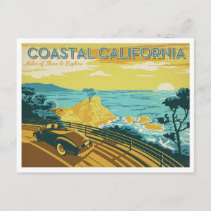 Coastal California Postcard
