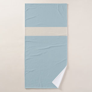 Coastal Calm Blue & White Spa Bath Towel