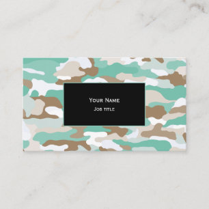 Coastal Camouflage Business Card
