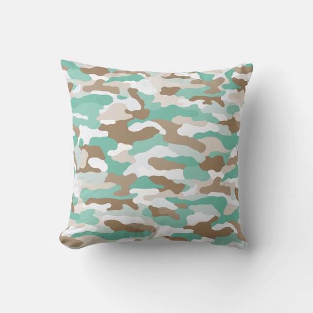 Coastal Camouflage Cushion (Front)