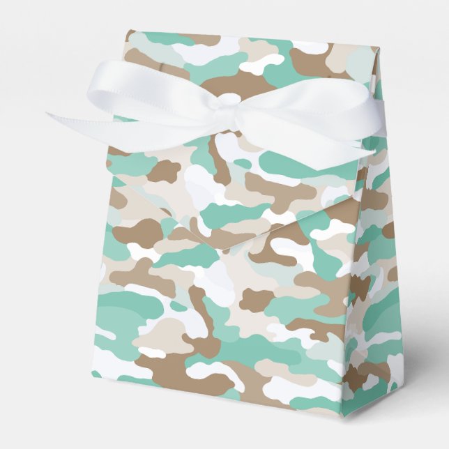 Coastal Camouflage Favour Box (Front Side)