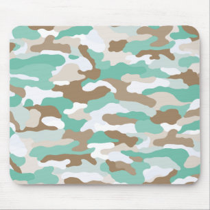 Coastal Camouflage Mouse Pad