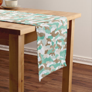Coastal Camouflage Short Table Runner