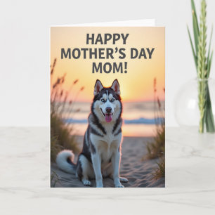 Coastal Canine Mothers Day Card